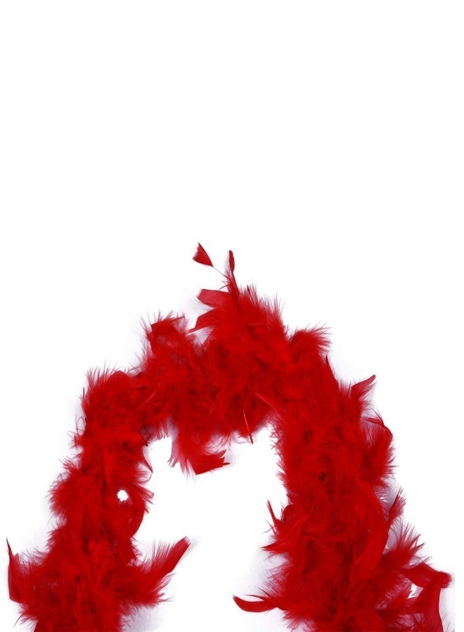 سكاي ووك وشاح ريش ناعم من سكاي ووك، مناسب لحفلات التنكر وحفلات الزفاف، وشاح ريش أحمر اللون، مناسب لحفلات الزفاف - Image 2